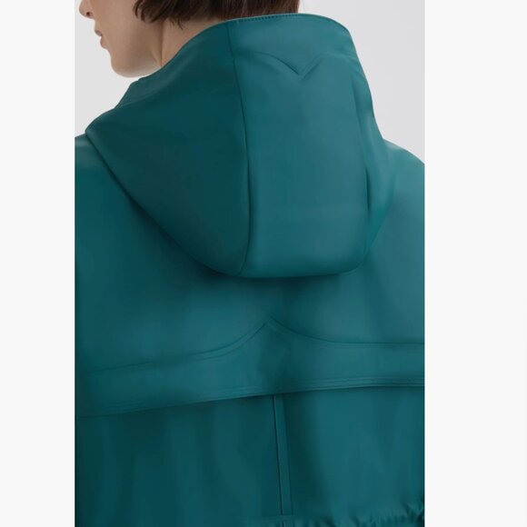 NEW HUNTER Acacia Rubberized Rain Jacket in Deep Ocean for women 825 8m4 - Picture 6 of 10